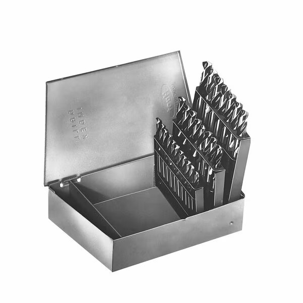 29pc 135Deg Split Point HSS Stub Length Fractional Drill Set, Stm, Mfr#: 113879